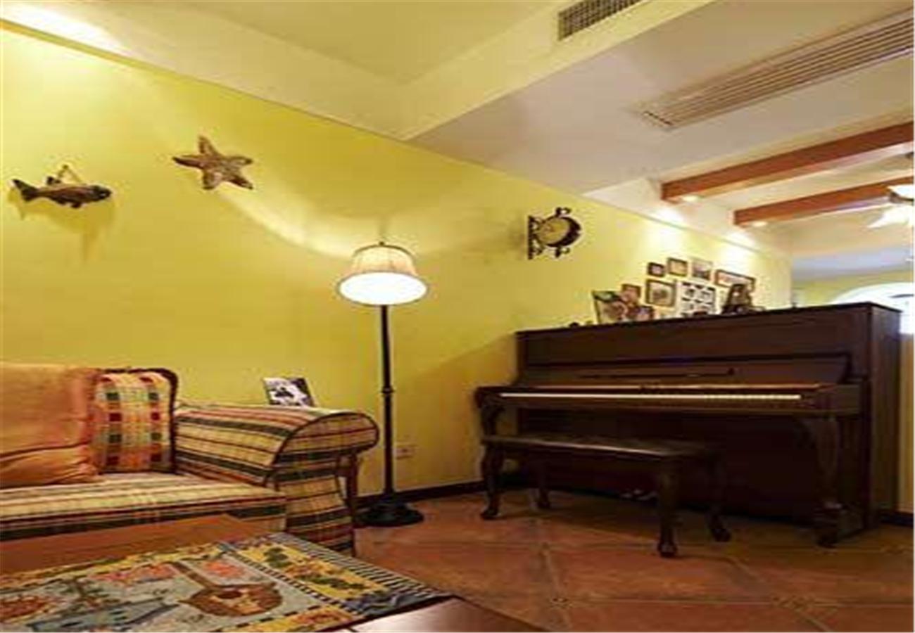 客厅隔断钢琴真实用户效果图